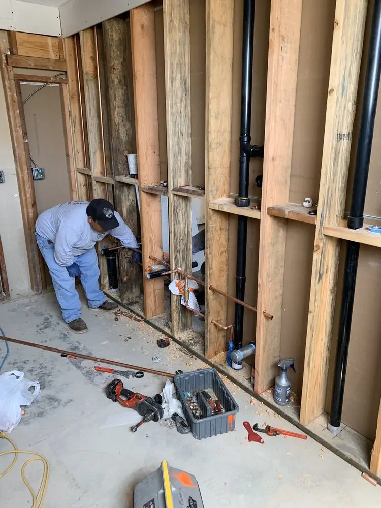 Commercial rough-in plumbing for Gas Line Repair in Brockway Vista